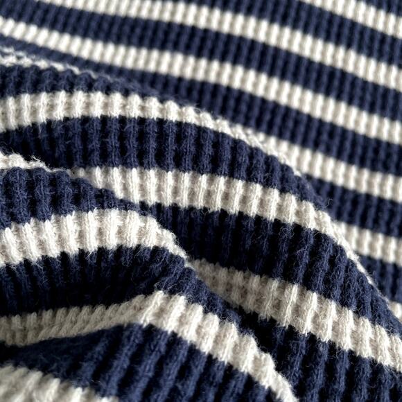 J.Crew Waffle Striped Sweatshirt Size M - Picture 10 of 16